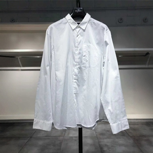 ARM 男士 上衣翻领白色纽扣长袖 338 衬衫 2XL穿