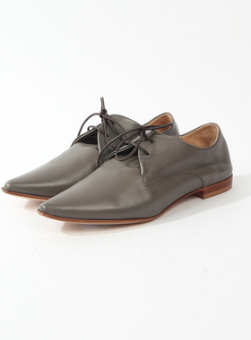 37码 IX0OS 深灰色牛皮时装单鞋 588