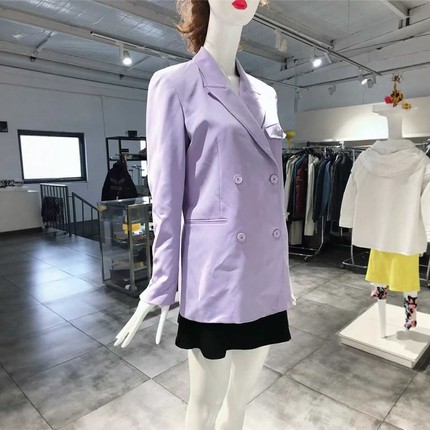 S-小L穿 HINNOMINATE 紫罗兰色洋装外套 699