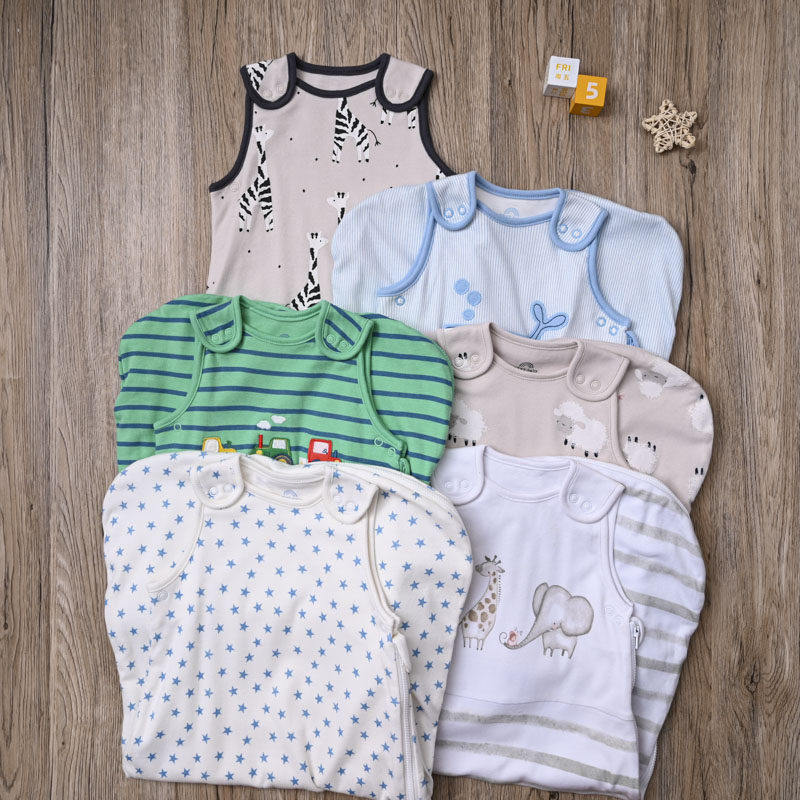 外贸欧美无袖抱被婴儿纯棉春夏款防踢被 宝宝新生儿背心睡袋 1.0T