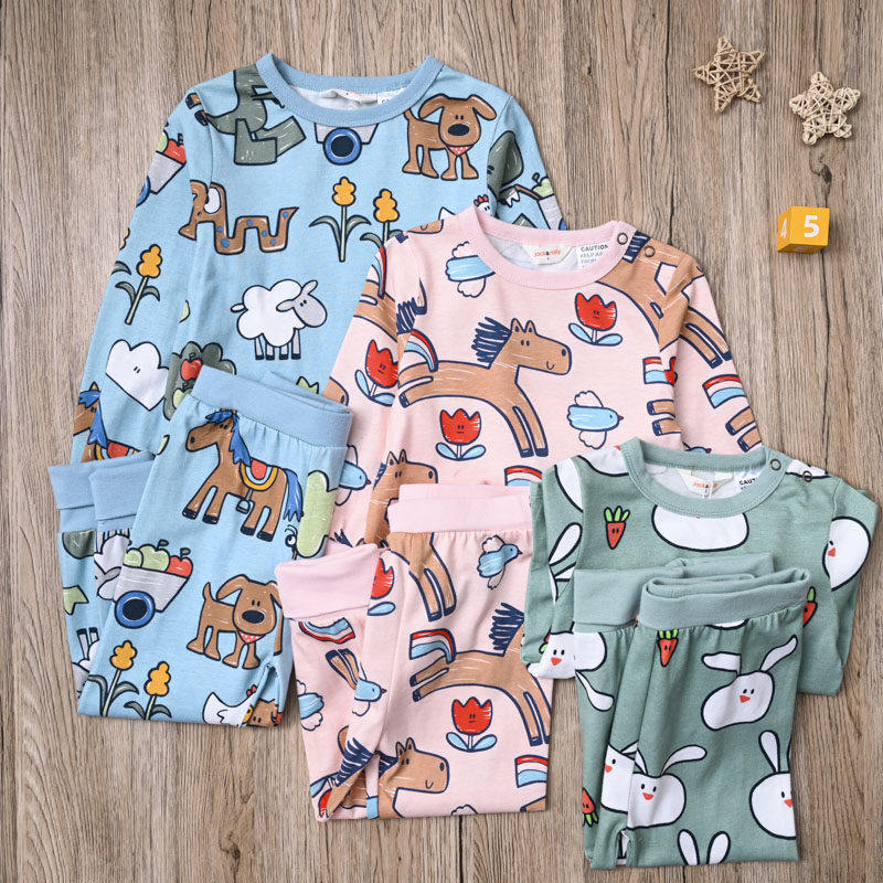 外贸欧美 宝宝春秋纯棉长袖T恤上衣儿童长裤子打底裤家居两件套装,童装/婴儿装/亲子装,套装,淘宝优惠券,粉丝福利购,淘宝优惠卷