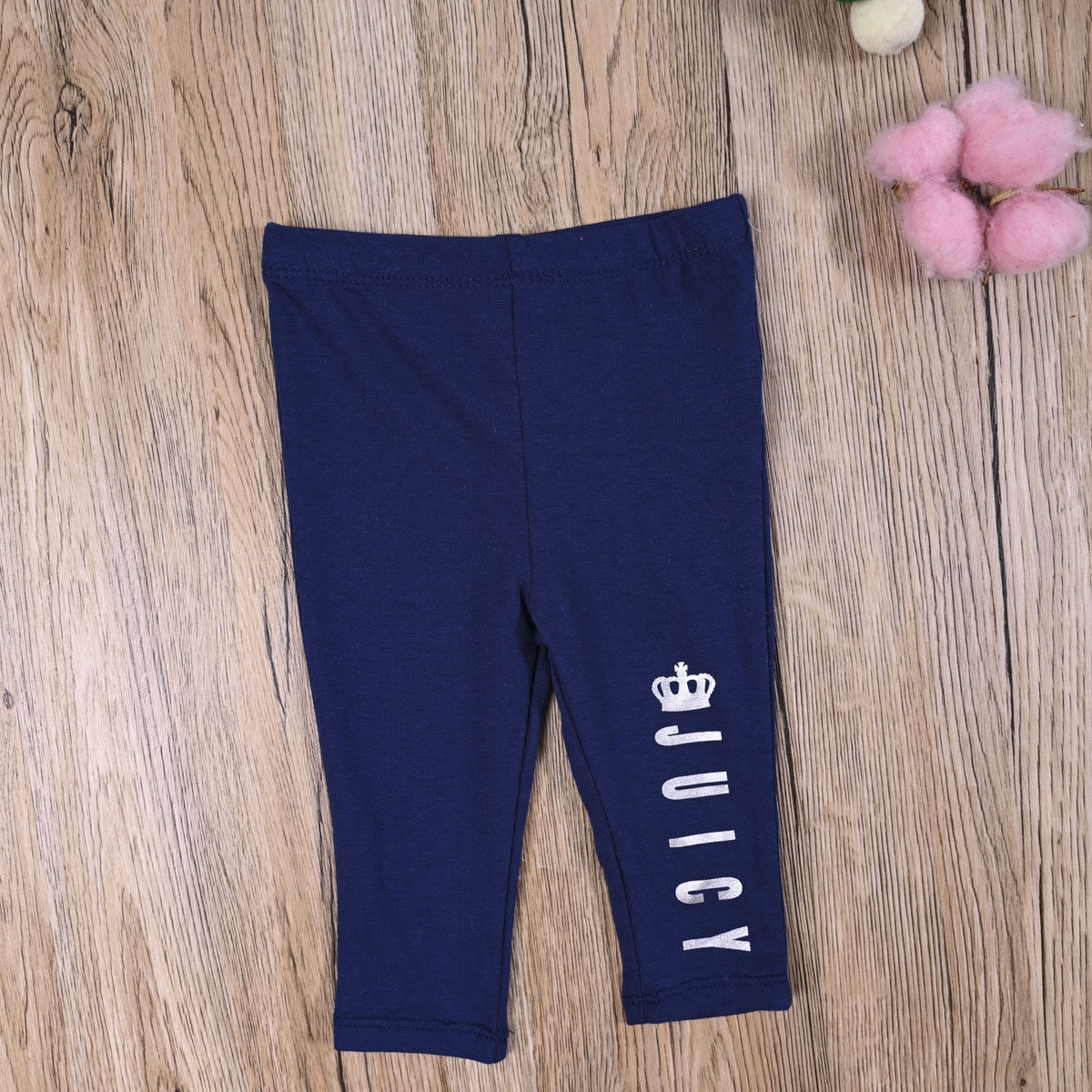 CJ外贸欧美 女宝春秋棉质休闲裤 女童柔软舒适百搭打底裤长裤子