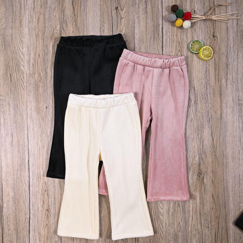 外贸韩单女宝秋冬款保暖灯芯绒裤长女童休闲裤哈伦裤喇叭裤子3岁+,童装/婴儿装/亲子装,裤子,淘宝优惠券,粉丝福利购,淘宝优惠卷