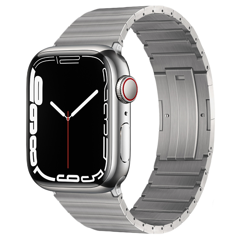 适用AppleWatch8表带Ultra钛合金AppleWatchUltra苹果运动SE/S8/S7/S6AppleWatchS8金属iWatch71/2/3/4/5高级