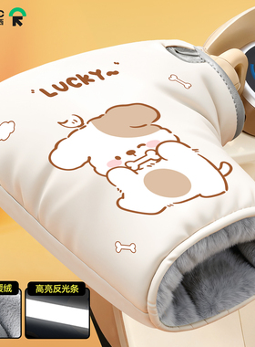 电动摩托车手把套冬季保暖电瓶车手套防水挡风加厚棉护手2025新款