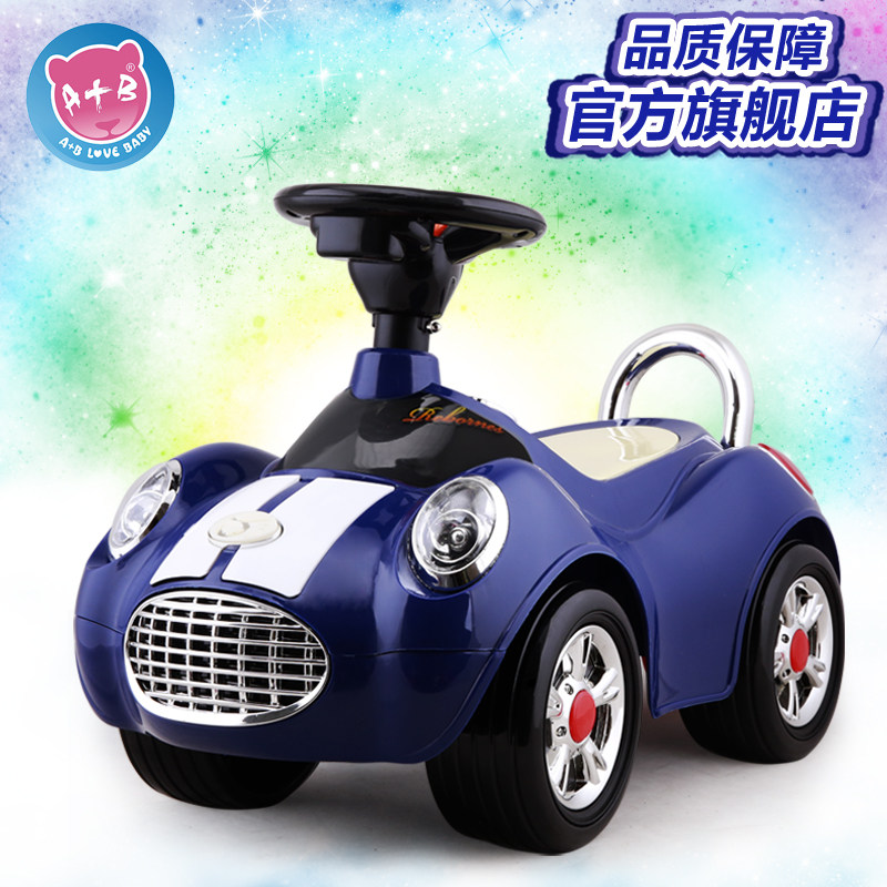 A+B宝宝带音乐扭扭车1-3岁儿童滑行助步车玩具车可坐人摇摆溜溜车