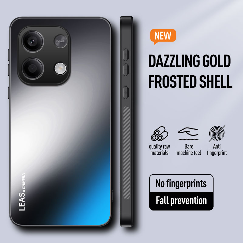 适用红米note13海外版4g手机壳redminote13pro简约磨砂小米noto13pro4g防指纹n0te全包镜头后壳n超薄硅胶男女