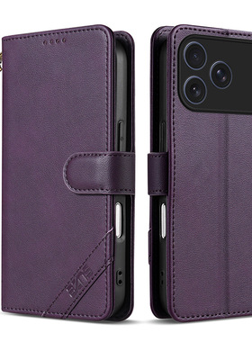 适用苹果17手机壳iphone17pro翻盖式皮套ip16全包air折叠max反盖i15磁扣plus插卡槽pg17e带挂绳apple17promax