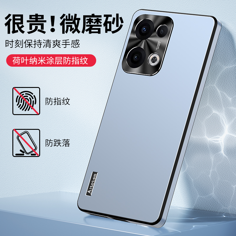 适用opporeno13pro手机壳reno13纯色磨砂0pp0ren013pr0金属全包镜头oppreno直边软套opporeon防摔超薄por男女
