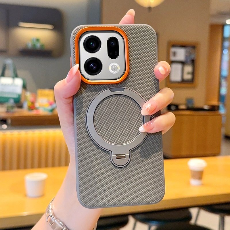 适用oppofindx9手机壳findx9pro时尚素皮oppox9全包保护壳oppfindx超薄皮质x9por旋转指环支架find新款fingx9