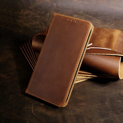 适用传音TecnoPova8手机壳Tecno pova85g高端牛皮Camon50翻盖式真皮套40pro掀盖40premier折叠支架case插卡套
