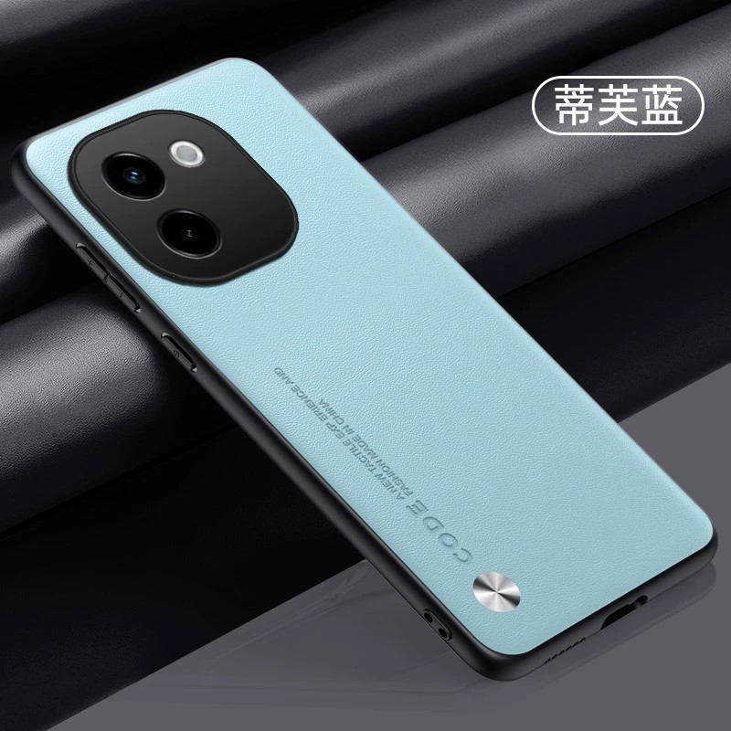 适用vivoy100+手机壳y100plus简约素皮viviy一百加全包镜头保护套y1oo十5g超薄皮质步步高voviy防摔vovoy男女