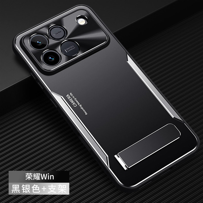 适用华为荣耀winrt手机壳honor win高级感磨砂rt金属背板wlnrt全包镜头wintr超薄硅胶aap一an00散热aak带支架