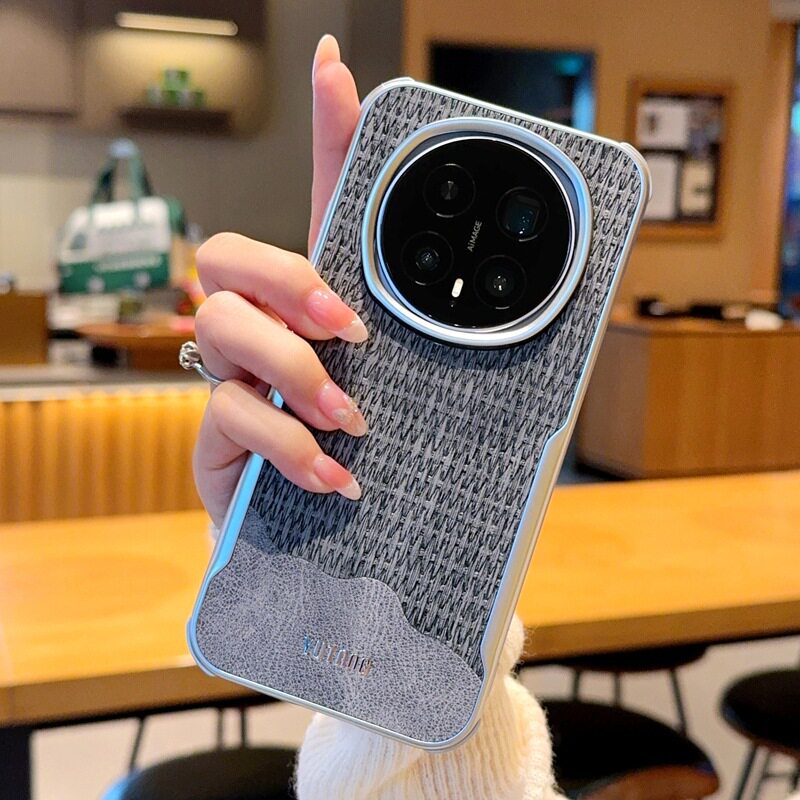 适用荣耀magic8pro手机壳honormagic8时尚电镀migic菱波纹皮革bkq一an00全包软边后壳bkqan超薄皮质maigc磁吸