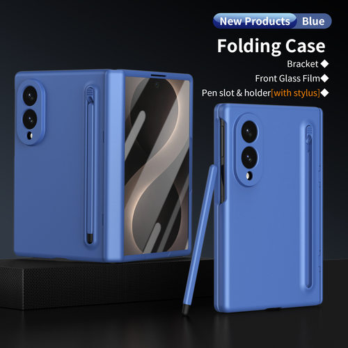 适用三星zfold8手机壳Samsung z fold8wide简约纯色zfod8阔折叠屏fd全包ford前盖钢化玻璃膜food带手写笔spen