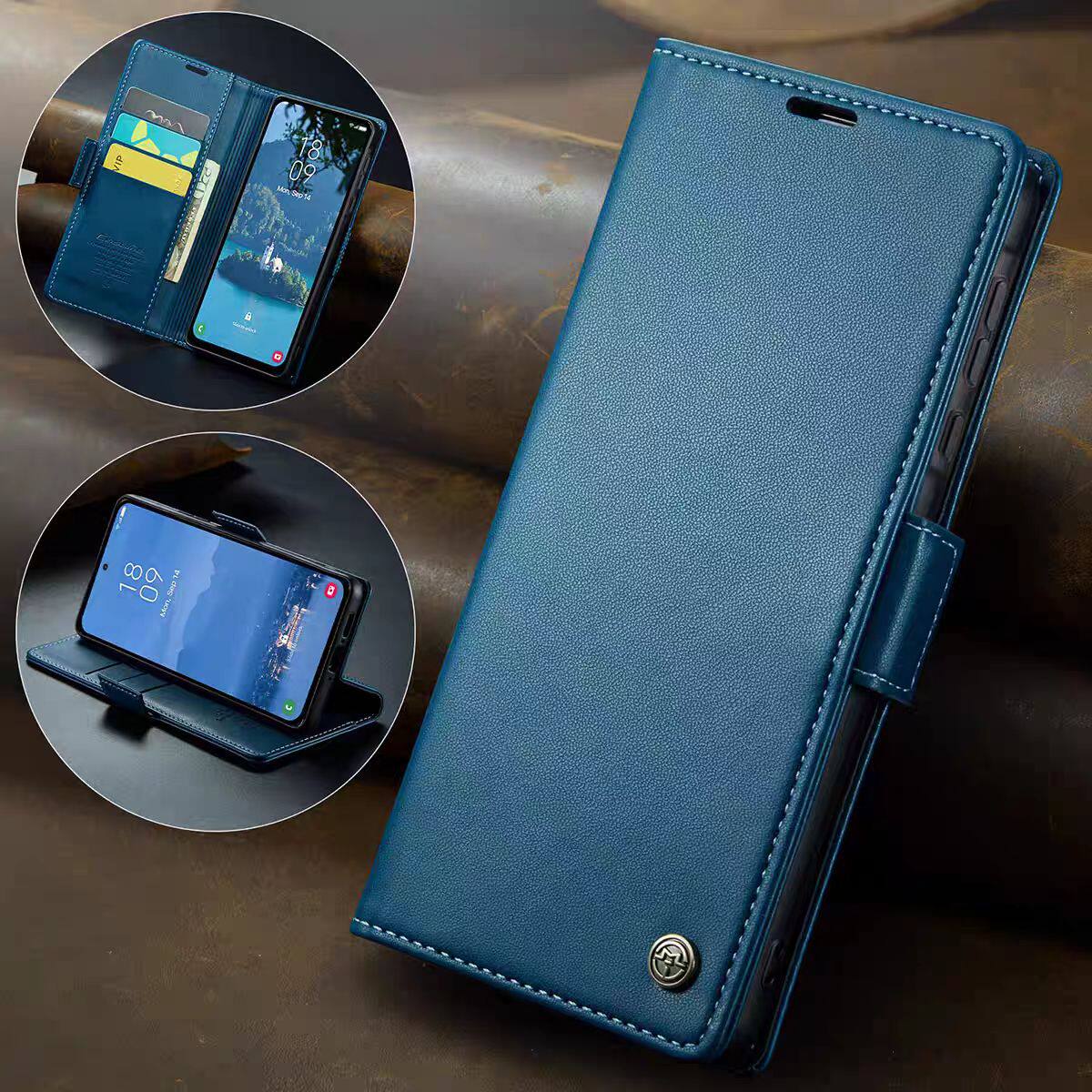 适用谷歌pixel10proxl手机壳Googlepixel10商务皮质Google侧翻盖式皮套pixe10pro折叠支架xl磁吸扣por插卡套
