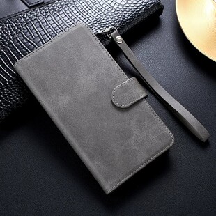 适用realme真我gt7pro手机壳realmegt7por简约皮革oppo翻盖式皮套RMX5010前后全包relme磁吸扣5g插卡套带手绳