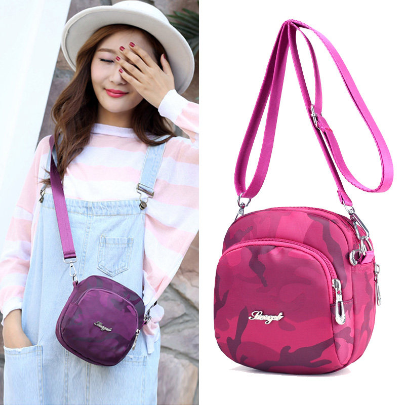 2020上新款夏迷你单肩斜挎包网红小包包女百搭手机包时尚帆布包潮