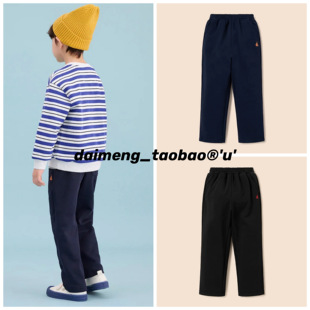 男女童中大童两色松紧腰简约休闲运动裤 出口韩秋款 160码 110