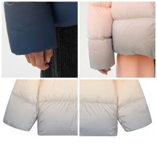 120-170码出口韩冬款男女童中大童三色吊染超柔软保暖洋气羽绒服