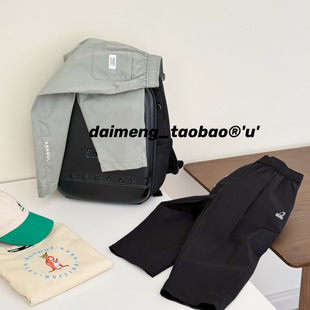 男女童中大童两色字母百搭洋气九分裤 出口韩春夏款 155码 110