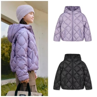 女童中大童两色短款 出口韩26年春款 羽绒服外套 160码 不打折120