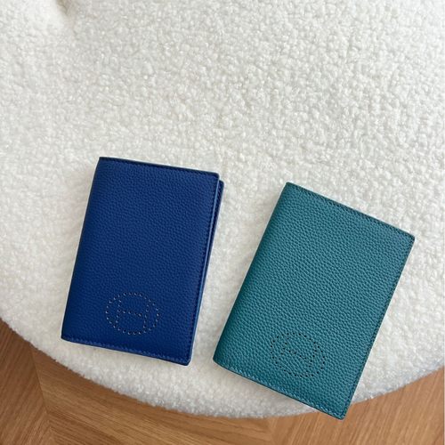 真皮护照夹镂空护照包对折钱包证