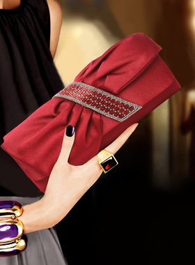 时尚女士晚宴手拿包2025新款潮流名媛礼服宴会包红毯手抓包链条包