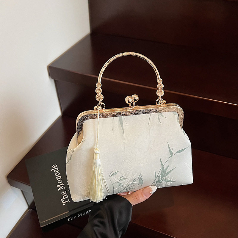 中国风竹叶旗袍包包女布艺中式汉服优雅复古手提包古风小包手拎包,箱包皮具/热销女包/男包,小方包,淘宝优惠券,粉丝福利购,淘宝优惠卷