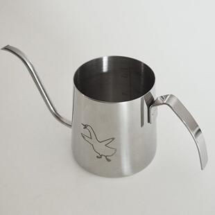 如本|挂耳咖啡幸运鹅手冲壶 迷你不锈钢 细口家用便携式