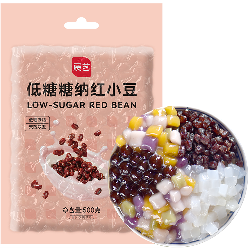 展艺低糖即食蜜豆红小豆