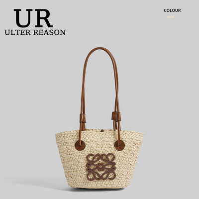 ULTEA REASON草编包2025夏季新款菜篮子简约休闲海边度假沙滩包包