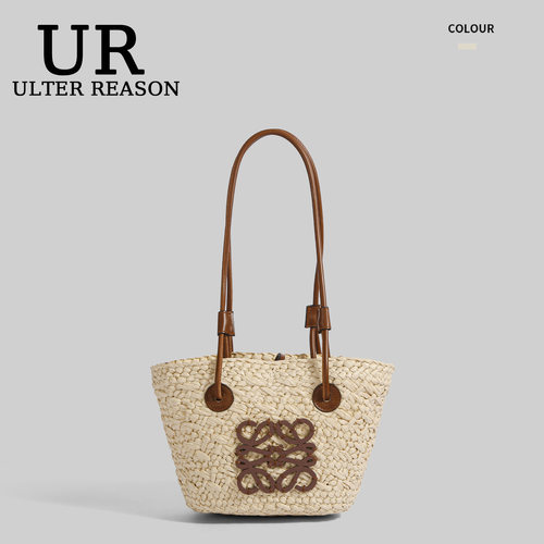 ULTEA REASON草编包2025夏季新款菜篮子简约休闲海边度假沙滩包包
