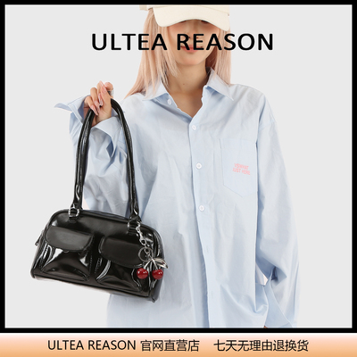 韩国博主许允真同款时尚保龄球包