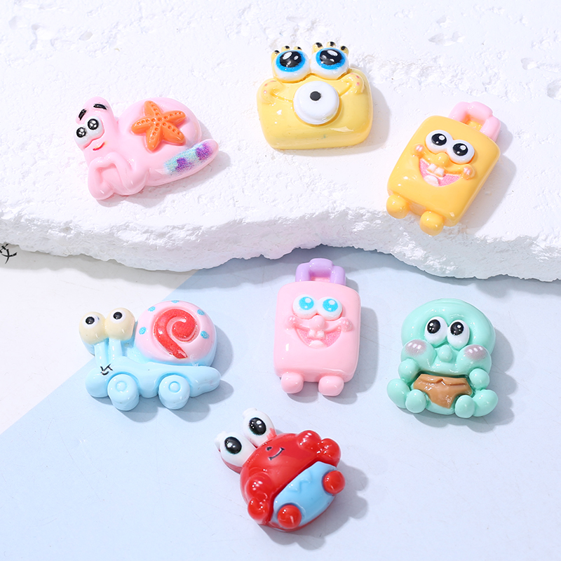 亮面卡通海绵宝宝派大星章鱼哥