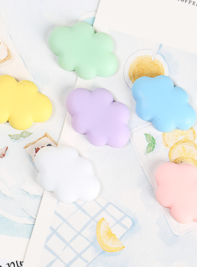 彩色云朵树脂配件 奶油胶滴胶diy自做自制手机壳发卡发饰材料包