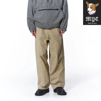 JIEDA OVER WRAP CHINO PANTS 宽松复古斜纹可调节街头休闲裤25AW