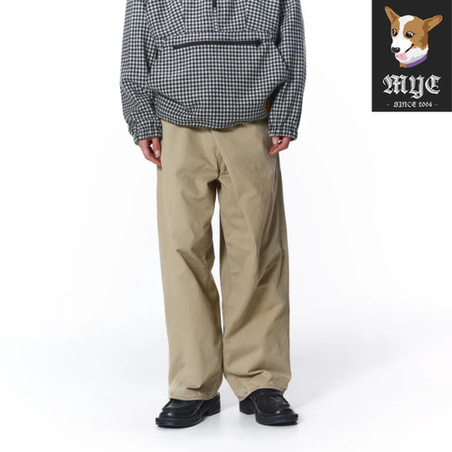 JIEDA OVER WRAP CHINO PANTS 宽松复古斜纹可调节街头休闲裤25AW