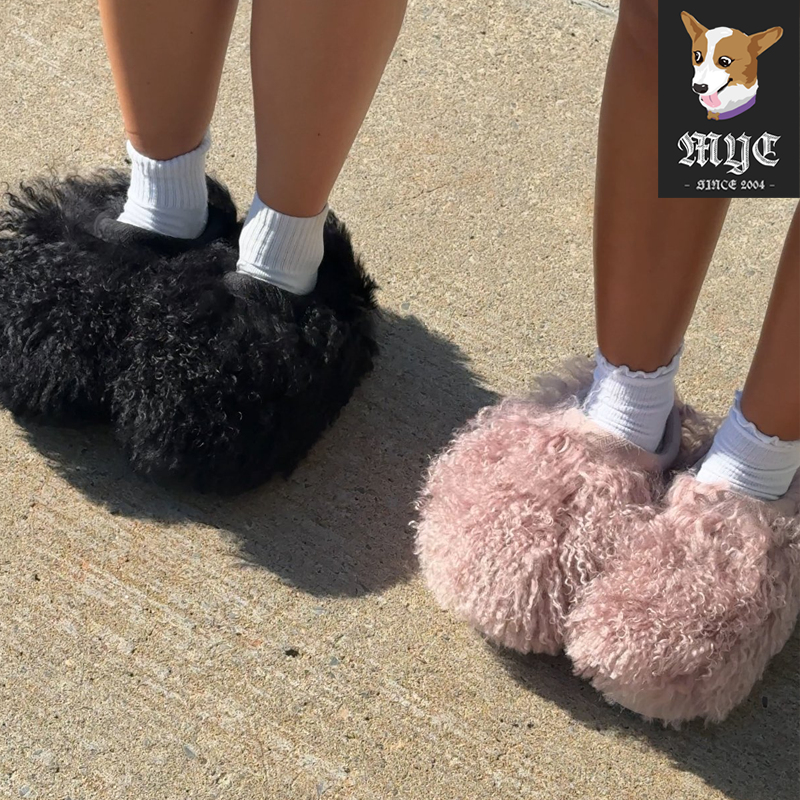 UGG Tazz Fluff Momma 女子保暖毛毛休闲一脚蹬包头棉鞋1179371