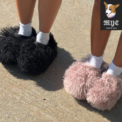 UGG Tazz Fluff Momma 女子保暖毛毛休闲一脚蹬包头棉鞋1179371