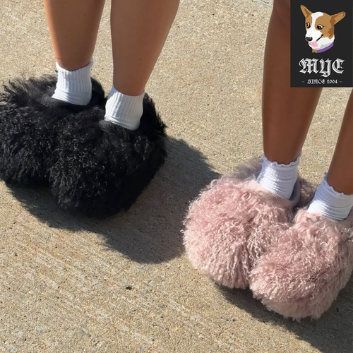 UGG Tazz Fluff Momma 女子保暖毛毛休闲一脚蹬包头棉鞋 1179371