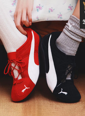 彪马Puma Speedcat Go Wns女子复古休闲红色赛车薄底芭蕾鞋403589