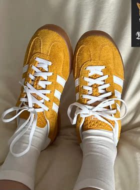阿迪达斯Adidas GAZELLE INDOOR 德训低帮T头男女休闲板鞋KI7011