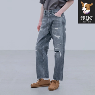 WASHED 水洗牛仔裤 RELAX PANTS日潮宽松运动休闲长裤 25SS FIT