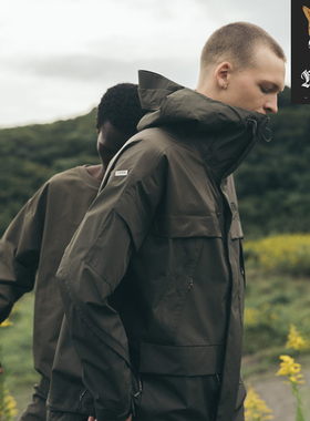 The North Face 北面联名户外登山徒步冲锋衣夹克工装裤
