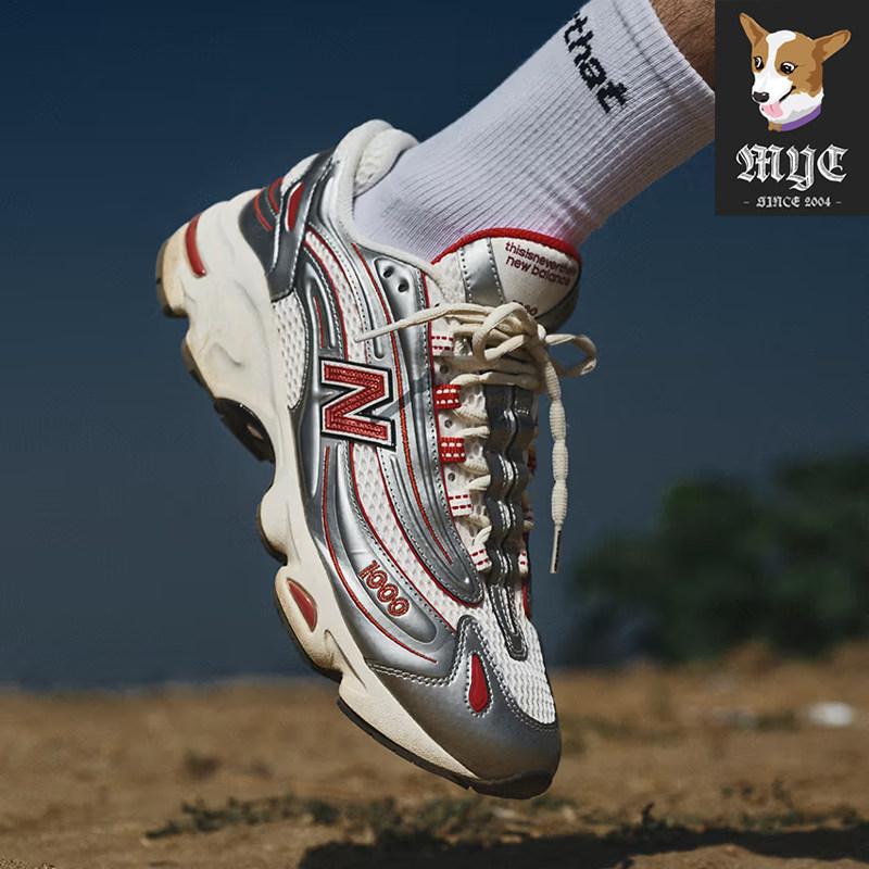 New Balance M1000系列 复古风舒适耐磨厚底男女运动休闲跑步鞋