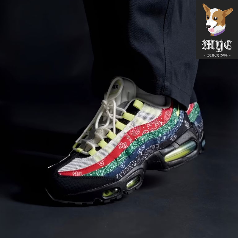 耐克Nike Air Max 95 男女厚底耐磨防震气垫运动休闲鞋IQ0620-100
