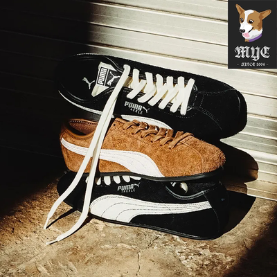 彪马PUMA Tackle 复古金标撞色薄底舒适男女低帮休闲鞋 404456-09