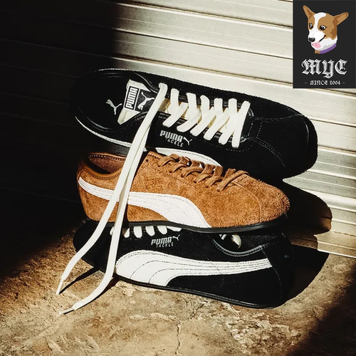 彪马PUMA Tackle 复古金标撞色薄底舒适男女低帮休闲鞋 404456-09