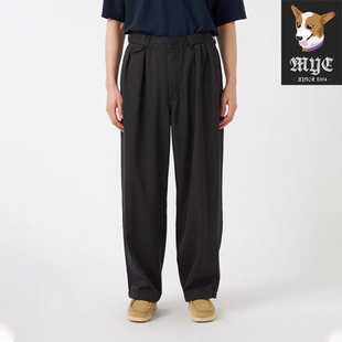 NANAMICA Pants羊毛双褶休闲长裤 Wool Pleat 25AW Gabardine 现货